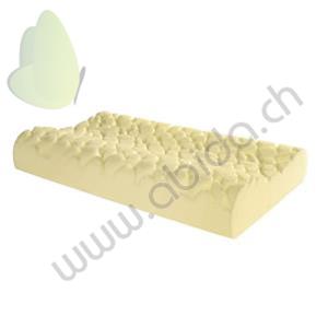 HYDROCELL CERVICALE - GUANCIALE LAVABILE, MATERIALE NATURALE AGLI OLI ESSENZIALI, TRASPIRANTE E ANALLERGICO - ECOLOGICO E NATURALE - MAGLINA PROTETTIVA DEL MASSELLO (Misure: 40 x 68 x H. 9/11 cm) - NOVITA': LAVABILE IN LAVATRICE 