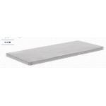 TOPPER SOFT TOUCH - SINGOLO SU MISURA H. 6 cm - IGNIFUGO OMOLAGATO 1M Rivestimento sfoderabile e lavabile 60° - Struttura interna realizzata in memory foam viscoelastico automodellante DN 50 - Allevia la pressione, assorbendo movimenti durante il risposo